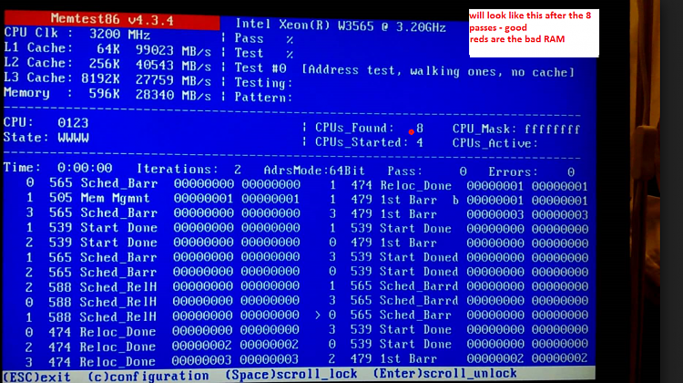 HP Pavillion p6310y stuck on start black screen with white text?-mem1.png