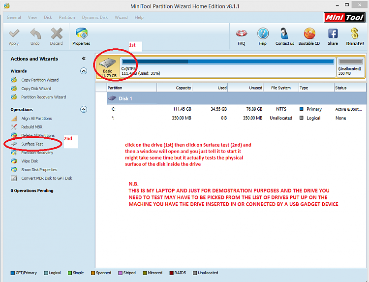 Troubleshoot Icon on Laptop in Devices &amp; Printers after new W7 install-mini-tool-surface.png