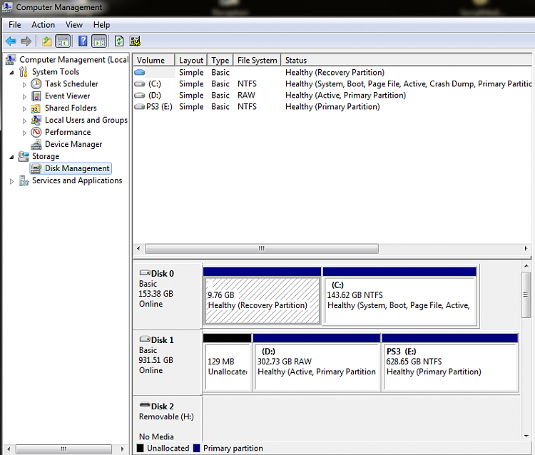 WD Internal Hard Drive (Partitioned) showing 'Directory Corrupted'-2.png