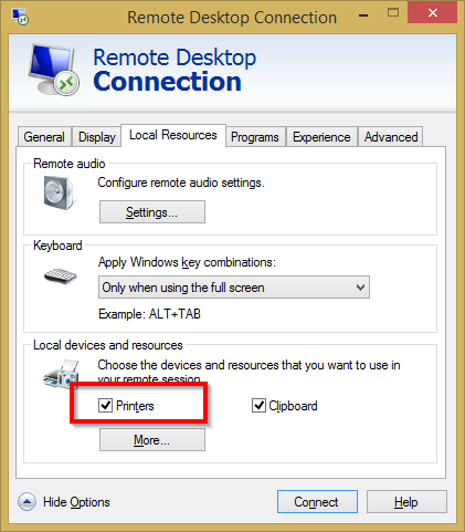 How can you print to local printer in RDP from the local PC?-3.png