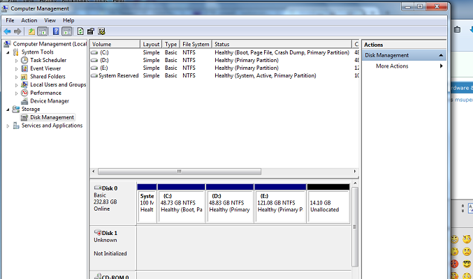 WD extrnl drve not initialized in disk mgmt not shown in my comp-my-screenshot.png