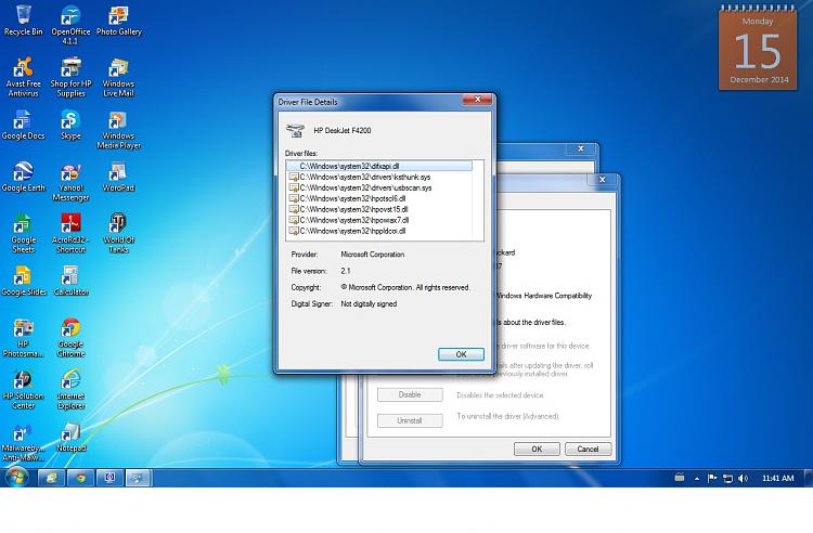 Printer Driver Digital Signatures Solved Windows 7 Help Forums