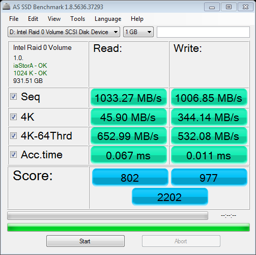 Show us your SSD performance 2-850raid0.png