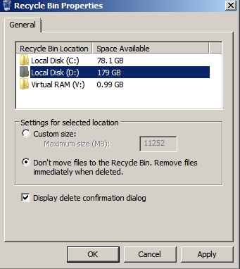 Windows can't stop your 'Generic volume' device-recycle-bin-properties.jpg