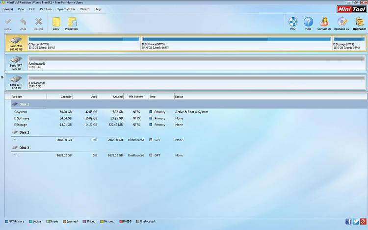 3 TB Hard-Drive: Filesystem Unknown (RAW) after bad disconnection-partitionwizard-non-partitioned4tbpluggedviaenclosuresingleadv.jpg