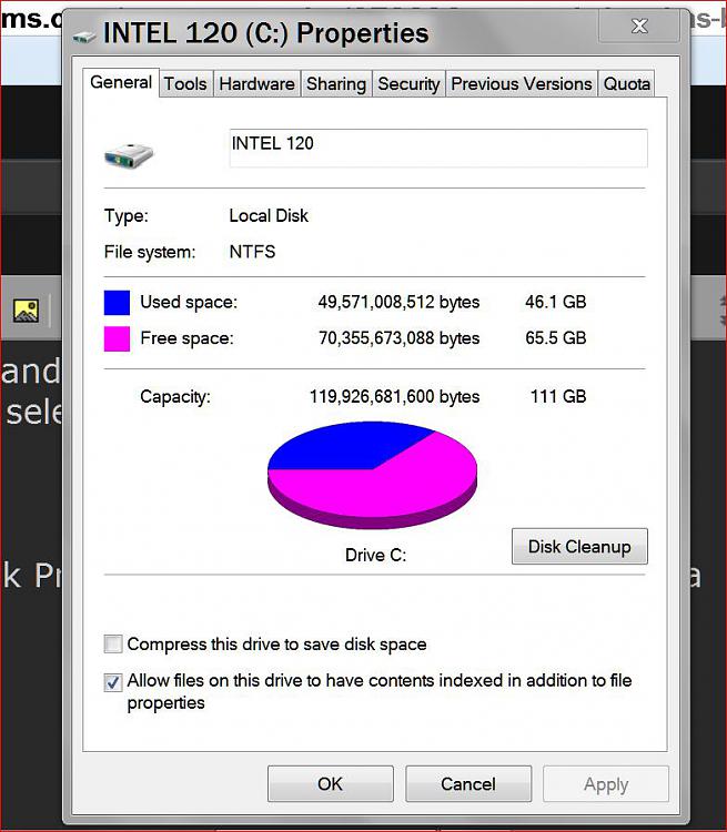 External Drive shows full, but only small file sizes visable-capture.jpgc-properties.jpg