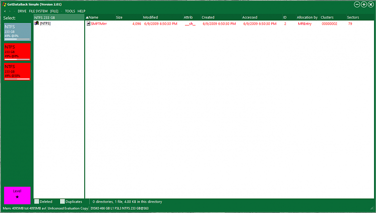 Corrupted disk structure, tried repair, only found one partition.-par1.png