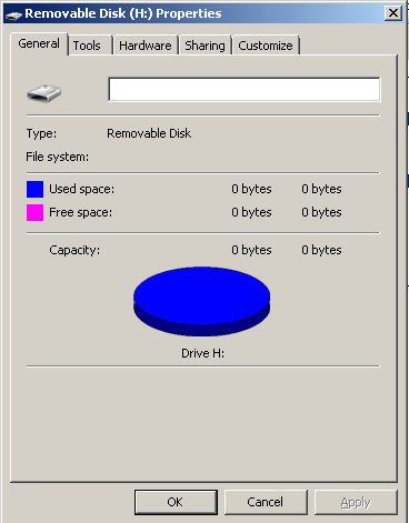 USB Bricked and Testdisk reports &quot;Space conflict between 2 partitions&quot;-win7-inbuilt_reports_0bytes_h_drive.png