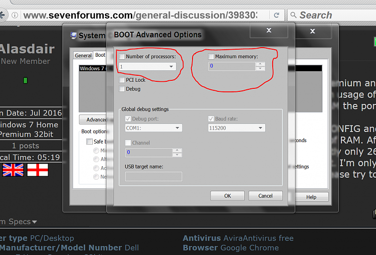 3 GB visible of 4 GB Ram on 64-bit Windows-msconfig-boot-advanced-options.png