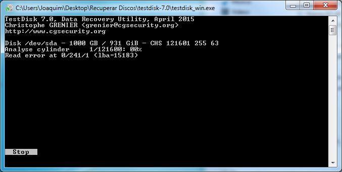 hard disk MBR and NTFS on NAS turn into GPT and Raw-6error-testdisk.png