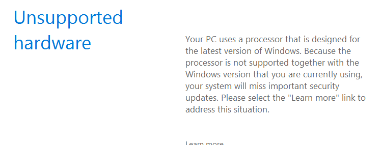 &quot;This PC has unsupported hardware&quot; error message-capture.png