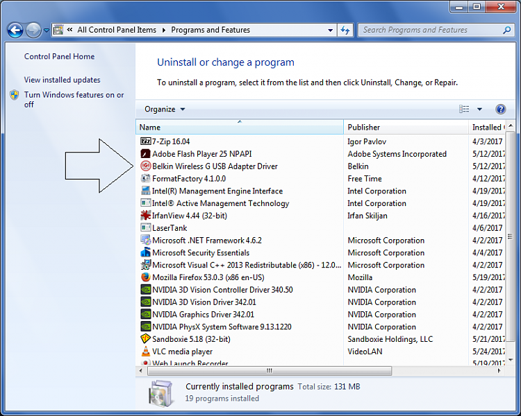 Uninstalling Belkin Wireless G Usb Adapter Driver Solved