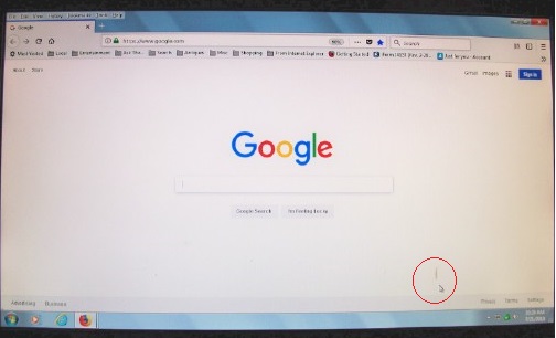 Computer monitor has a &quot;splotch&quot; on the screen-screen2.jpg