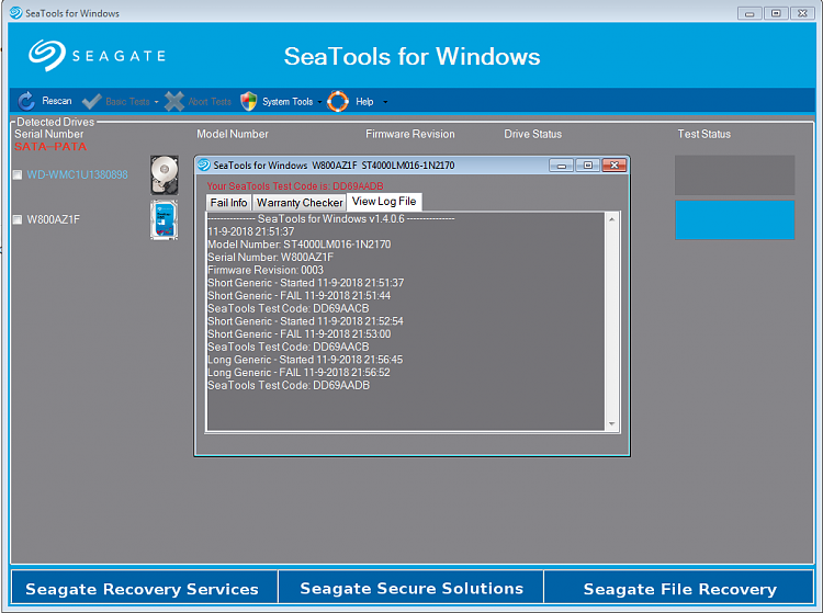 Hard Disk asks to initialize, shows no partitions and &quot;Bad Disk&quot; in PW-seagate-desktop-via-sata-seatools-log-file.png