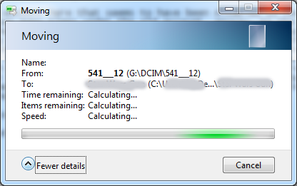 Can no longer move files from SD card. Windows explorer unresponsive.-calculating.png