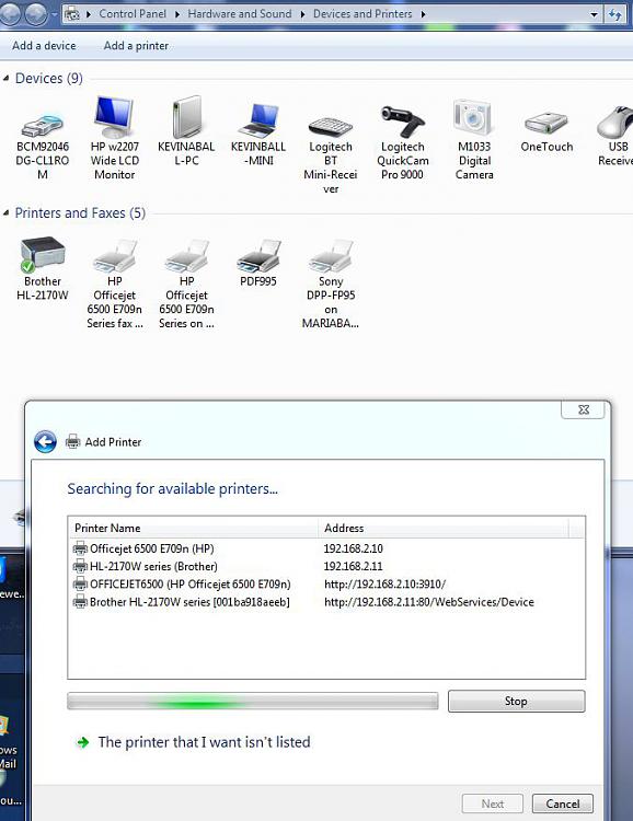 windows 10 printer does not show up in devices and printers