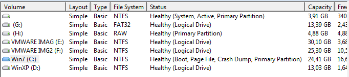 Dual installation XP and 7-my-volumes.png