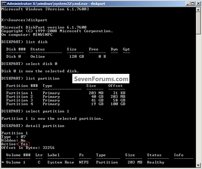 The partition table does not have a valid system partition-detailpartition.jpg