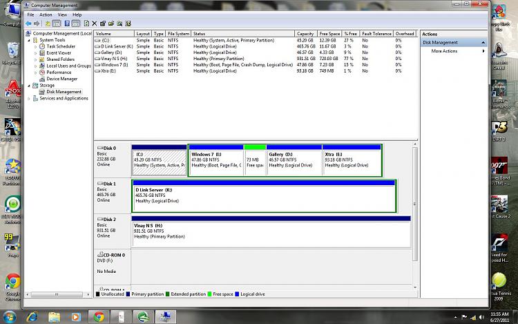 clean installation windows 7