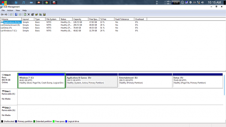 windows7 has made my 136GB partition as system reseved and boot!!!!-disk-management.png