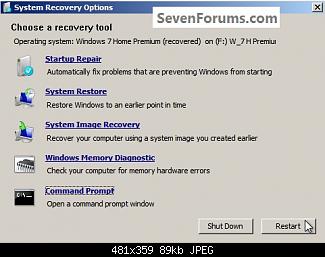 Error while installing windows 7 disk-restart.jpg