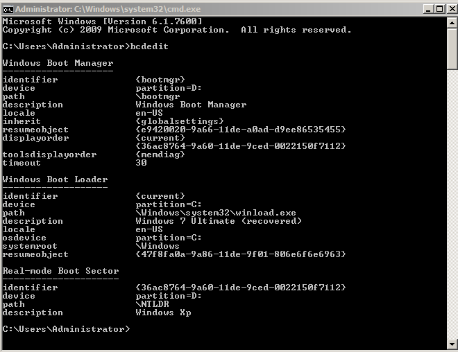 Windows XP/7 Dual Boot Issue-bcdedit.png