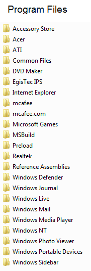 What are the subdirectories in Program Files in a fresh Win7 install?-program-files.png