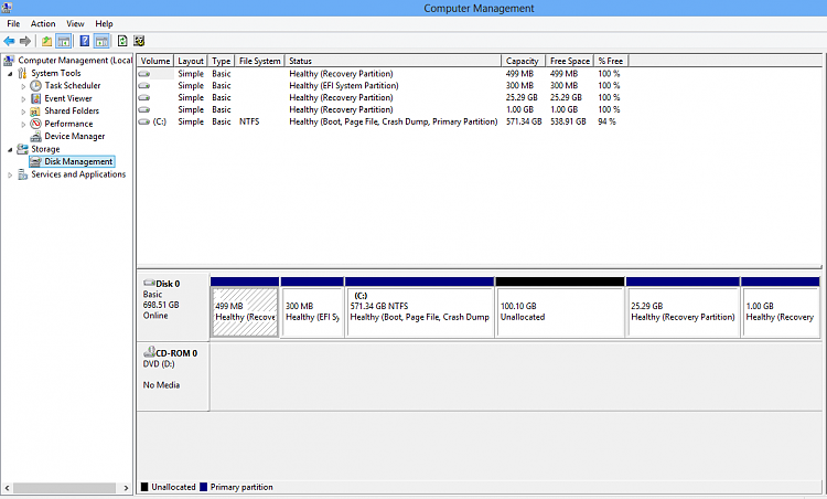 Need to dual boot Win 7 and 8 but HDD already has 4 primary partitions-disk-partition.png