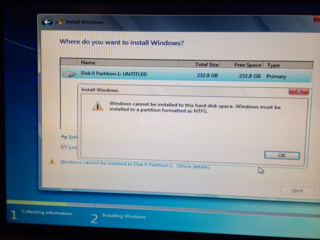 Windows 7 Installation issue. Please Help.-photo.jpg
