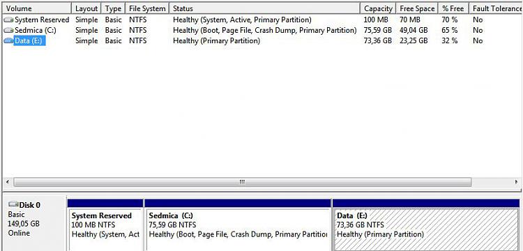 Installing Windows 7 on unallocated space -recommended?-disk.jpg