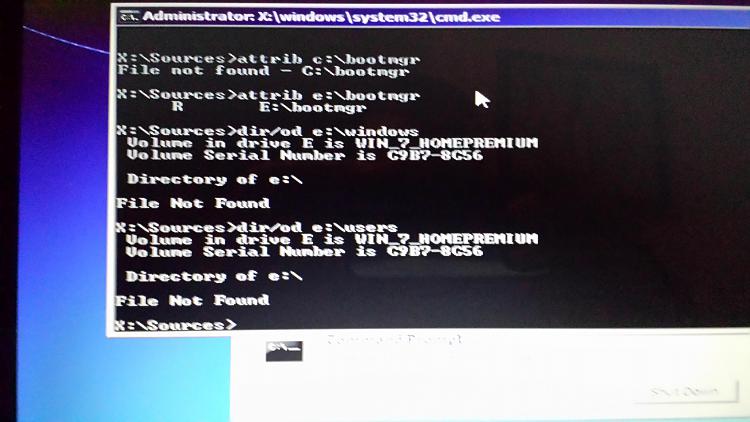 Help please, bootmgr missing' and 'windows cannot find a system image'-20140917_225518.jpg