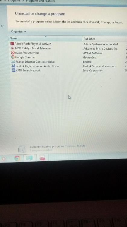 Downgraded to 7 from 8.1 . Now cannot get correct drivers. Sony Vaio-img_20141224_160600193_hdr.jpg