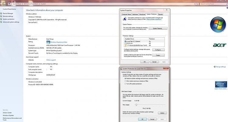 After instalation windows 7 volume on the disk is 39 GB-11.jpg