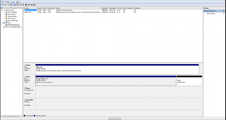 Win 7 installed boot on Disc 1 and system on Disc 0 separate HDD's-discmanagement03.png