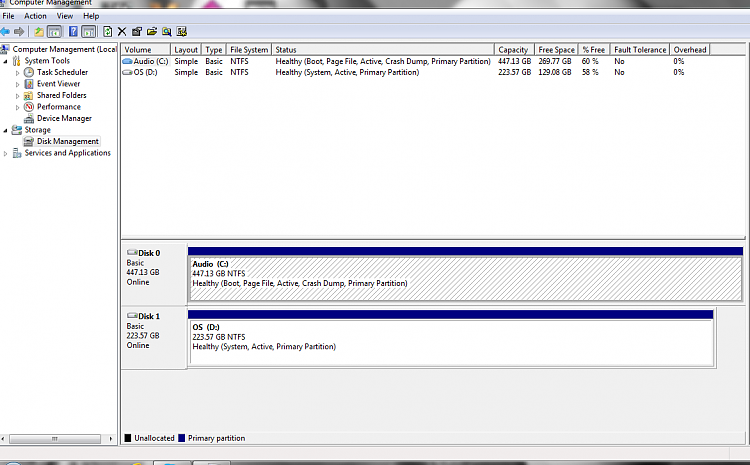 I have 2 W7s on 1 drive. I want the logical drive to stay........-diskmanager-audio-drive.png