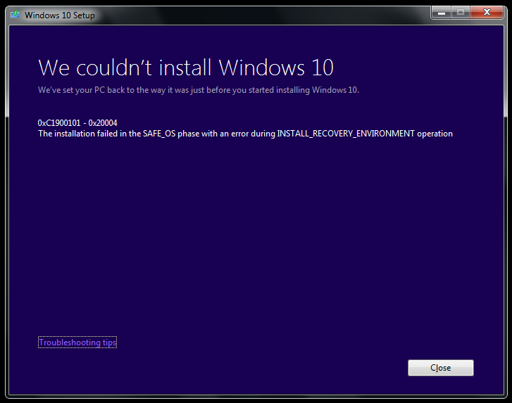 Windows 10 Upgrade Failing in &quot;Safe_OS&quot; phase...-win10-0xc1900101-0x20004.png