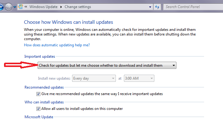 Install Windows 7 on a new C: drive maintaining use of the computer-update-setting.png