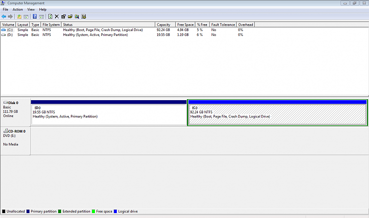 Removing Windows 7 from the Primary partition of a Dual Boot system.-disk-mangement-capture.png