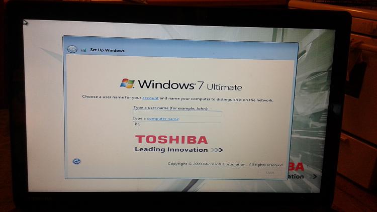 Toshiba laptop wont boot from Win7 install disk!-20160916_210238.jpg