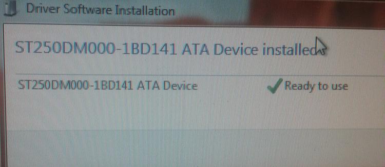 &quot;New&quot; Installation to Seagate 250GB Drive Fails after Install Steps-20170403_114433.jpg