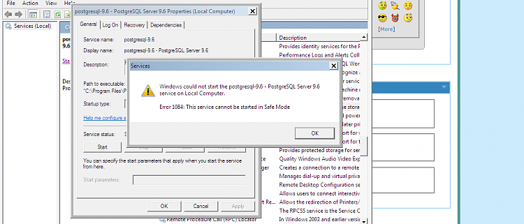 windows could not start the pervasive psql workgroup engine-postgresql.png