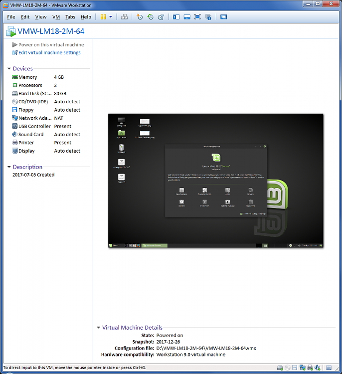 Win7, Linux Mint and VMWare on same machine ?-vmwws9-lm18-2-vm.png