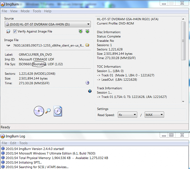 Making Bootable Windows 7 Dvd Using Imgburn
