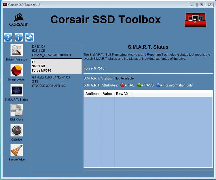 booting nvme disk via pcie adapter on older machines-corsair-toolbox-corsair-no-smart.jpg