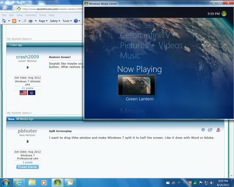 Windows Media Center Split Screen-testing001.jpg