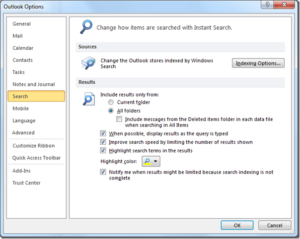 Problem when searching Outlook emails-outlookoptions.png