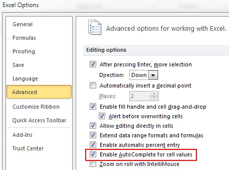 Excel 2010 not entering previously entered text automatically-screenshot00468.jpg