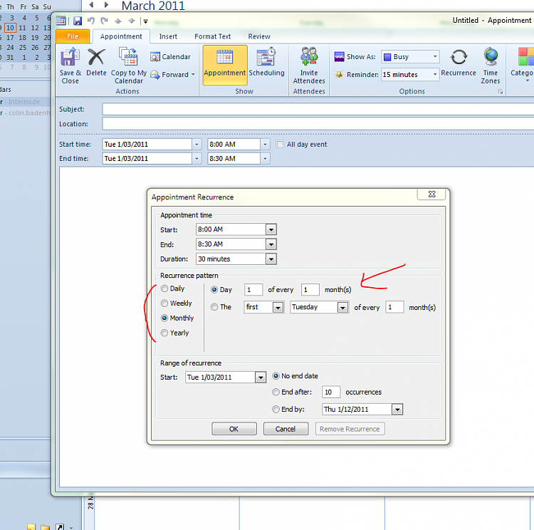 Outlook 2010 - Recurring appointment by date-capture.png