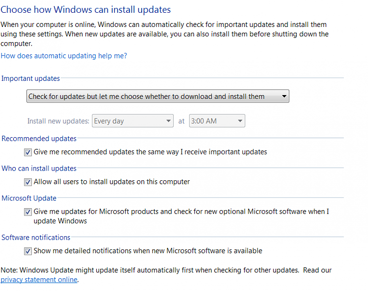 enable office updates in windows update