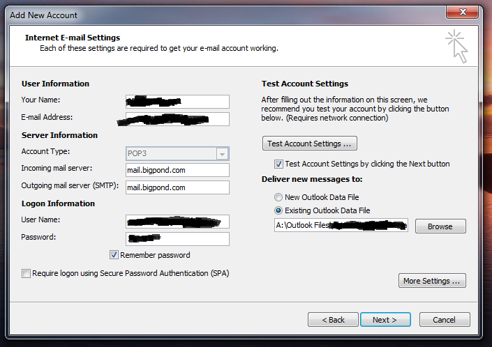 Accessing MS Outlook 2010 from Network Sever (Netgear ReadyNASDuo)-1.png